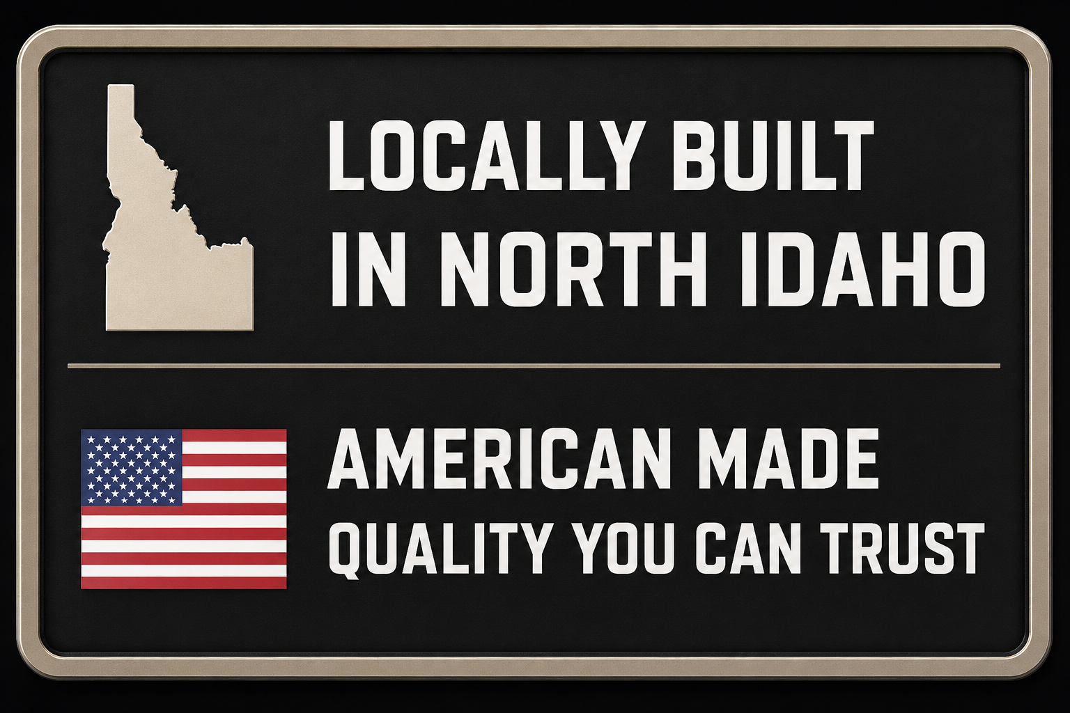 Locally built badge