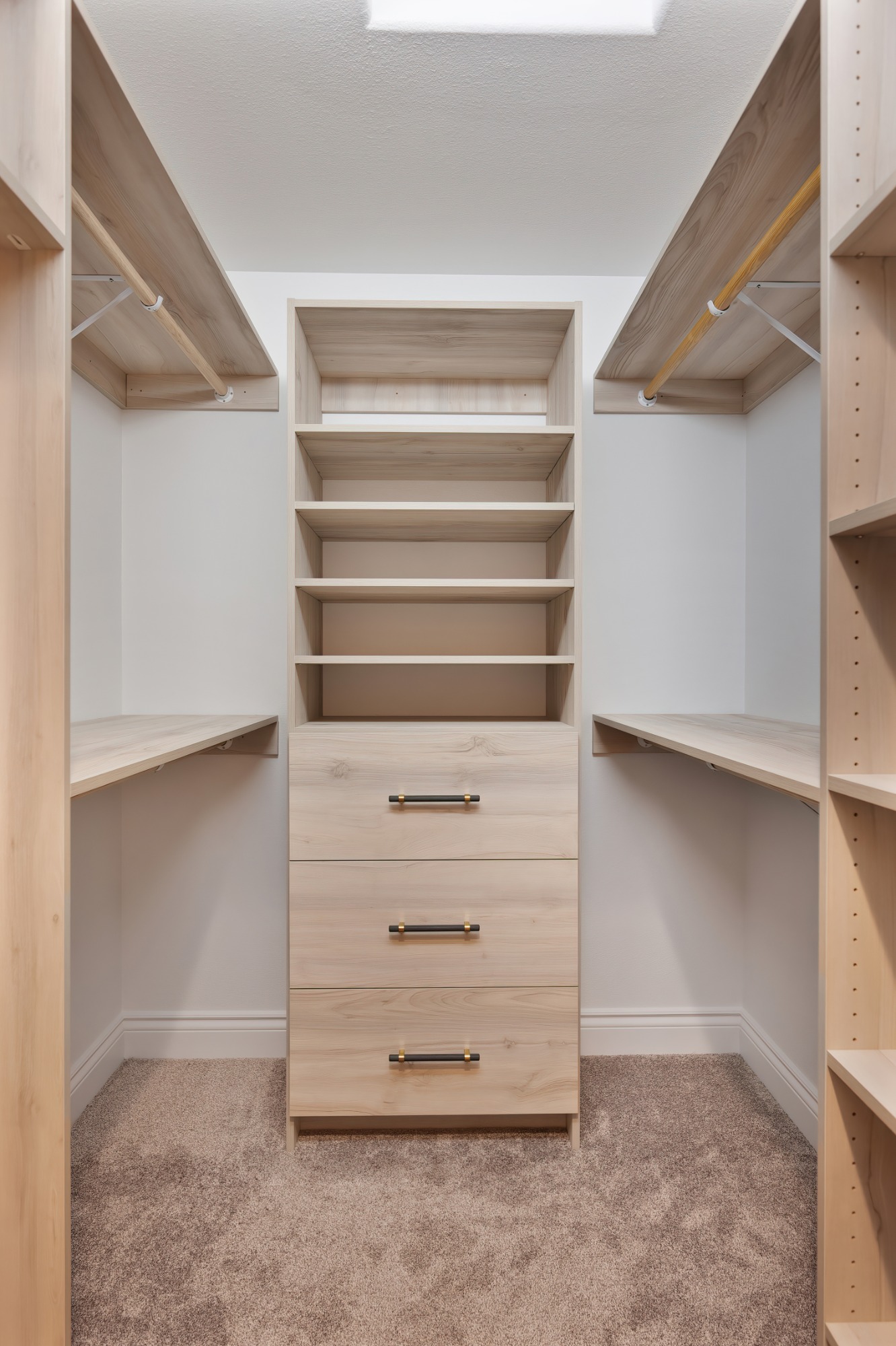 Whitewashed Closet System