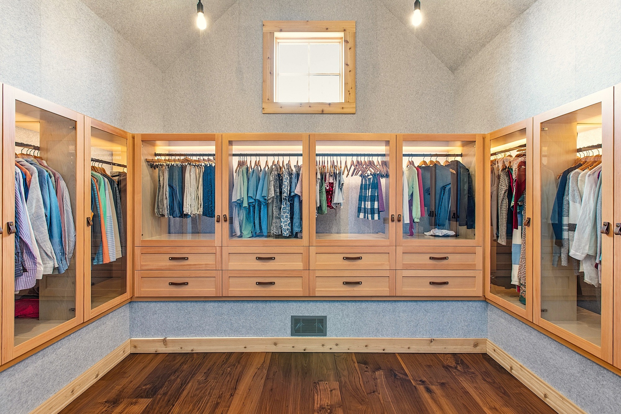 Vertical Grain Fir Closet