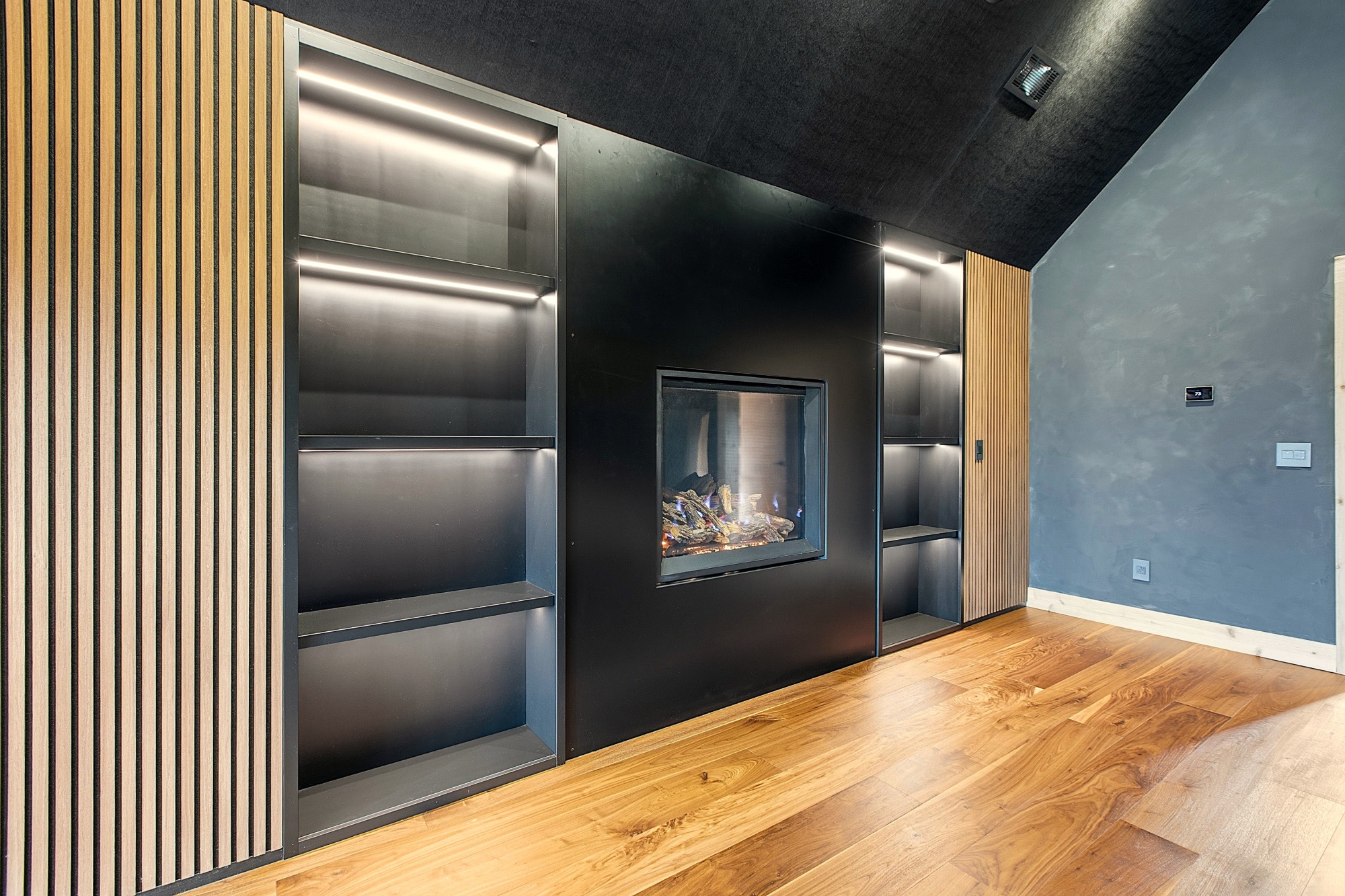 Built-In Bookshelves