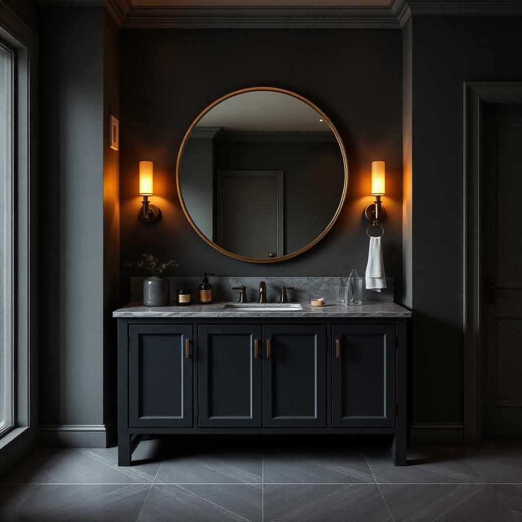 Natural Wood Double Vanity